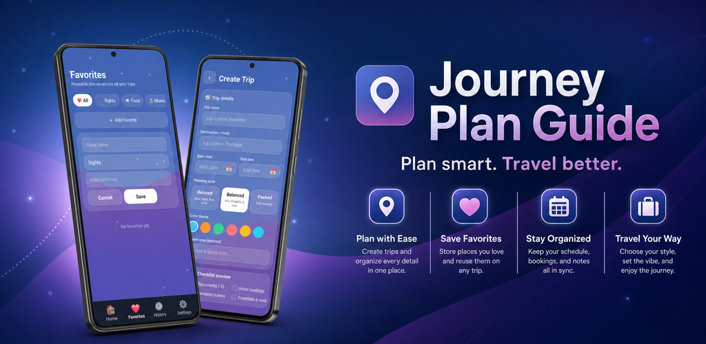 Journey Plan Guide promotional artwork